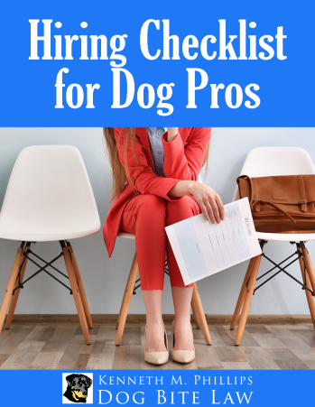 Hiring Checklist for Dog Pros